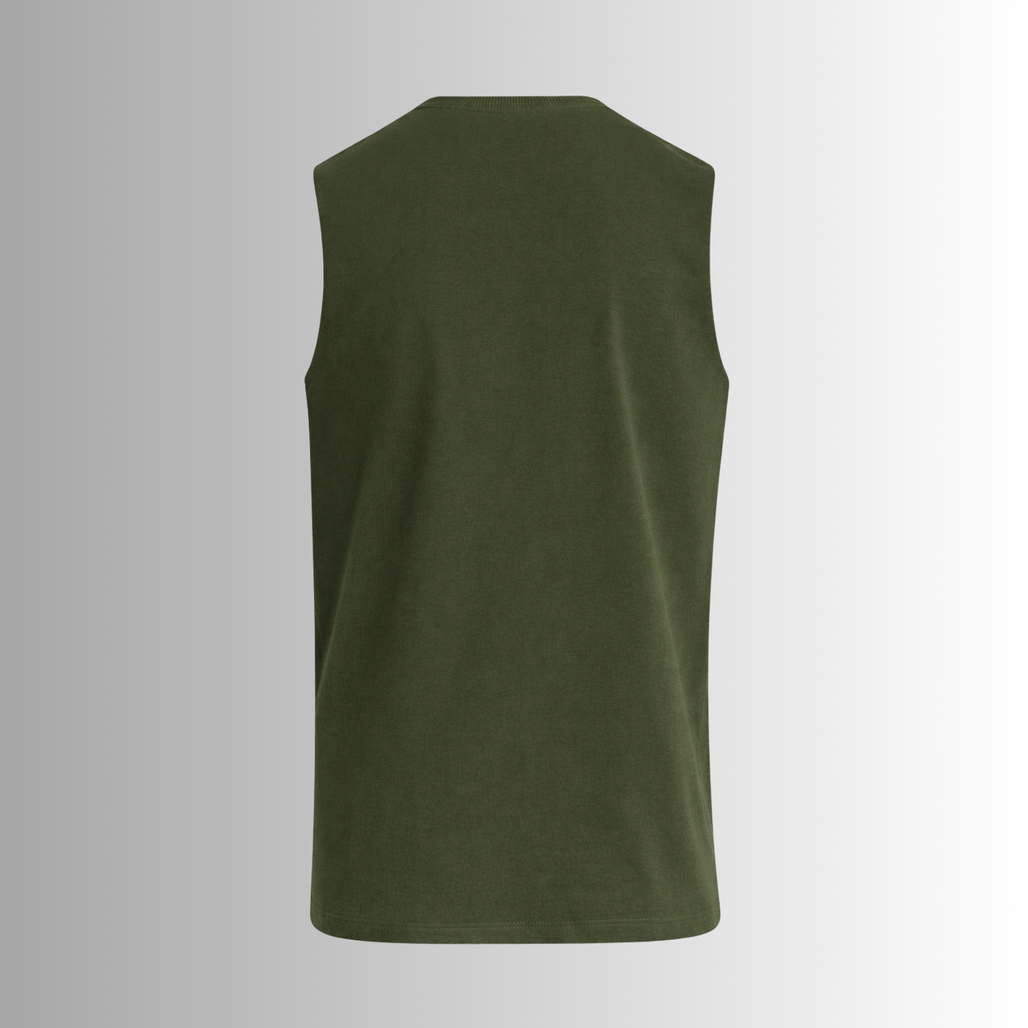 Remera sin mangas de algodón Pima para hombre