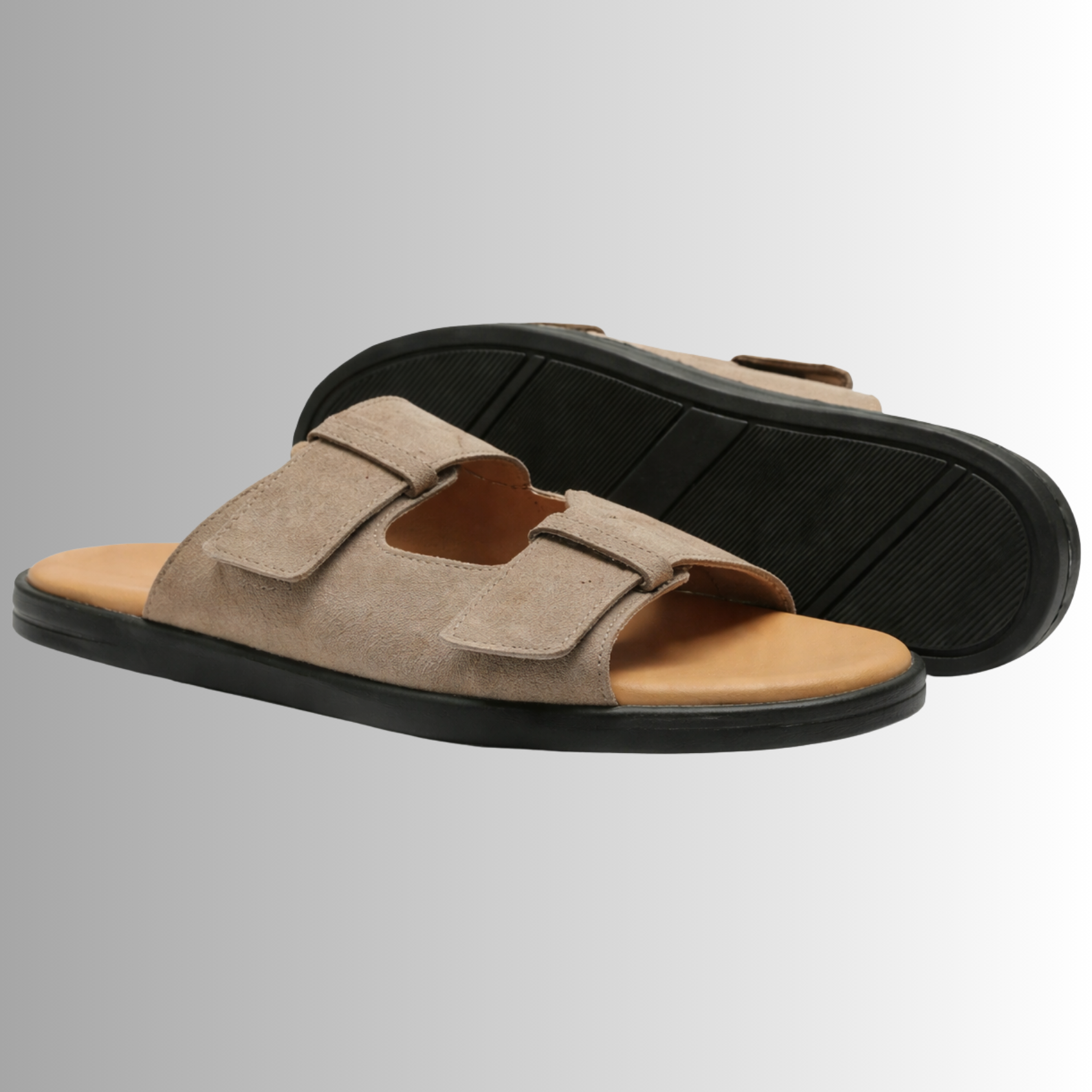 Sandalias de Cuero Hombre